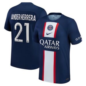 MAILLOT PSG DOMICILE ANDER HERRERA 2022-2023