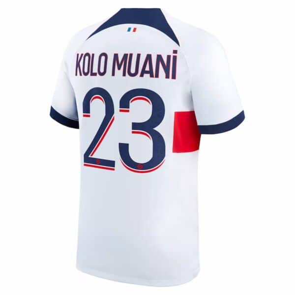 MAILLOT PSG EXTERIEUR KOLO MUANI 2023-2024