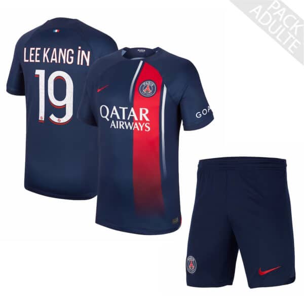 PACK PSG DOMICILE LEE KANG IN SAISON 2023-2024