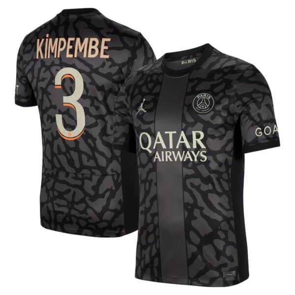 MAILLOT PSG THIRD KIMPEMBE 2023-2024