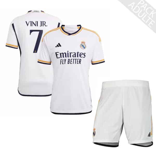 PACK REAL MADRID DOMICILE VINI JUNIOR SAISON 2023-2024