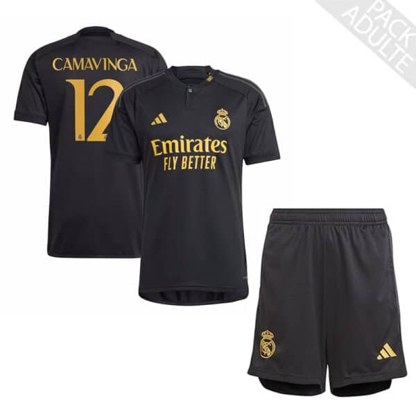 PACK REAL MADRID THIRD CAMAVINGA SAISON 2023-2024