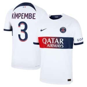 MAILLOT PSG EXTERIEUR KIMPEMBE VERSION VAPOR MATCH 2023-2024