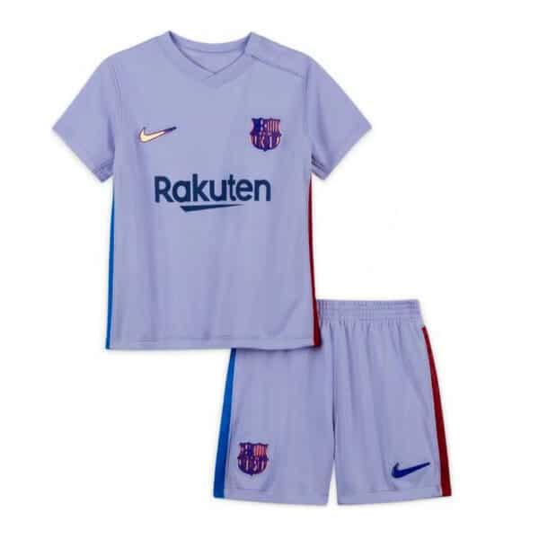 PACK JUNIOR FC BARCELONE EXTERIEUR SAISON 2021-2022