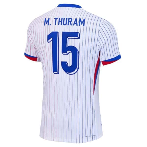 MAILLOT FRANCE EXTERIEUR M.THURAM DRI-FIT ADV VAPOR MATCH SAISON 2024-2025