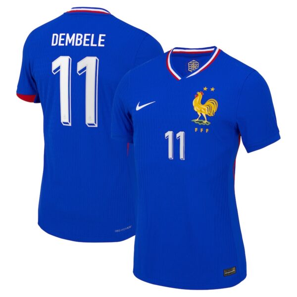 MAILLOT FRANCE DOMICILE DEMBELE DRI-FIT ADV VAPOR MATCH SAISON 2024-2025