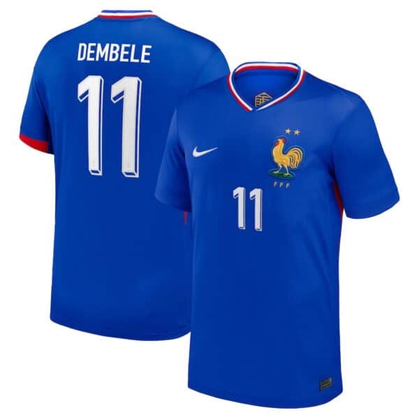 PACK JUNIOR FRANCE DEMBELE DOMICILE SAISON 2024-2025