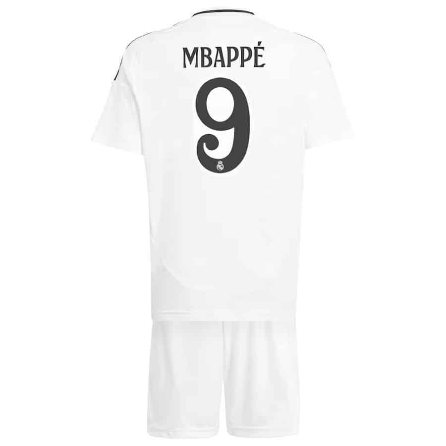 PACK JUNIOR REAL MADRID DOMICILE MBAPPE SAISON 2024-2025