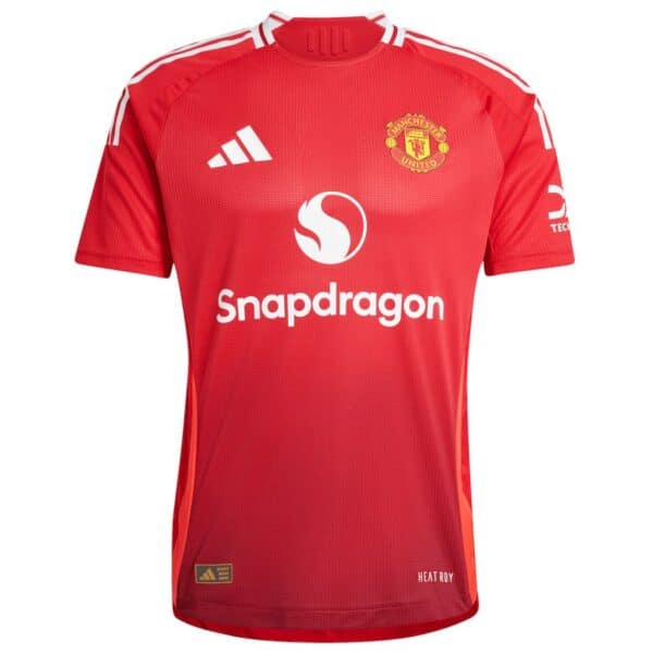 MAILLOT MANCHESTER UNITED DOMICILE VERSION AUTHENTIC SAISON 2024-2025