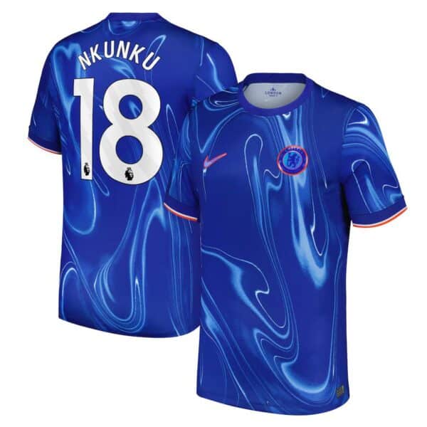 MAILLOT CHELSEA DOMICILE NKUNKU SAISON 2024-2025