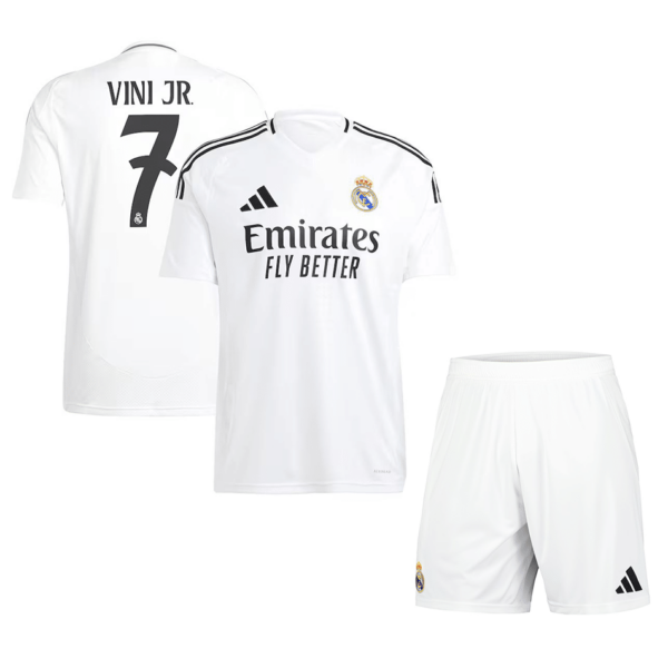 PACK REAL MADRID DOMICILE VINICIUS 2024-2025