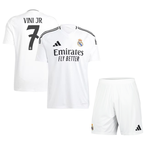 PACK REAL MADRID DOMICILE VINICIUS JR 2024-2025