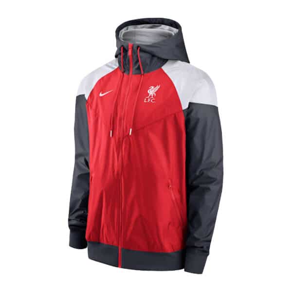 VESTE IMPERMEABLE A CAPUCHE LIVERPOOL SAISON 2024-2025